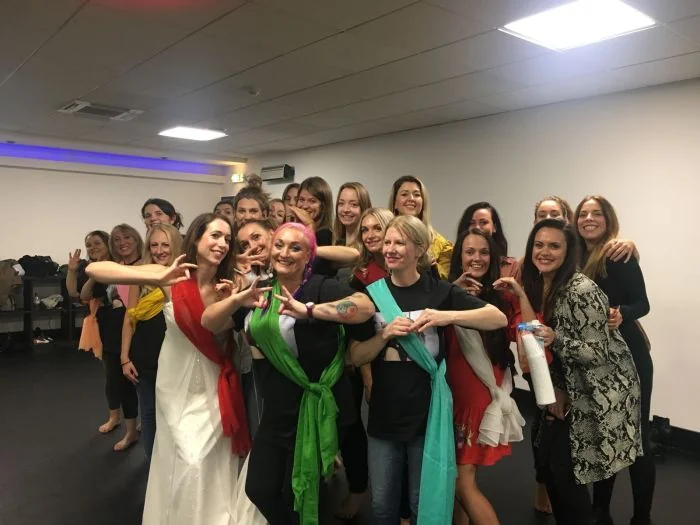 Bollywood hen party dance class in Oxford